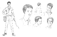Carter Model Sheet, Kane Chronicles, The Red Pyramid Graphic Novel